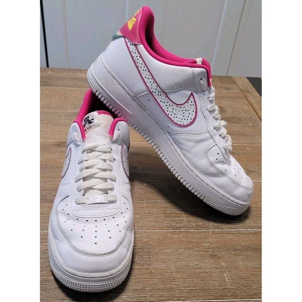 Size 12 - Nike Air Force 1 '07 LX Dragon Fruit Women's Shoes Pink White